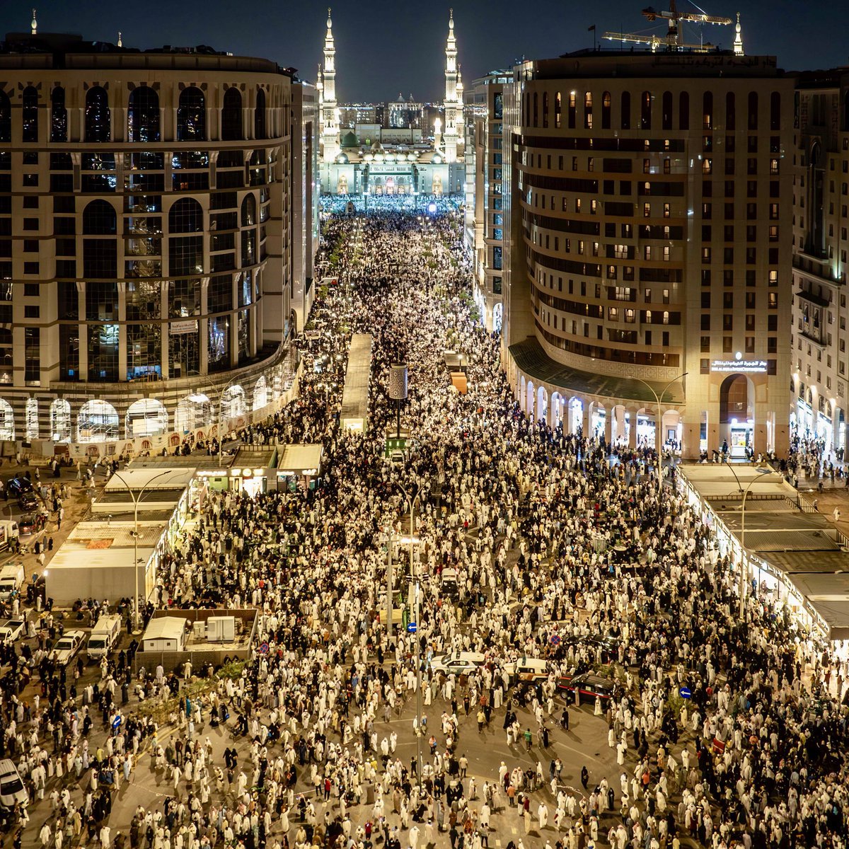 City of Madina right now. Allahu Akbar, indeed Islam is religion of peace🇸🇦