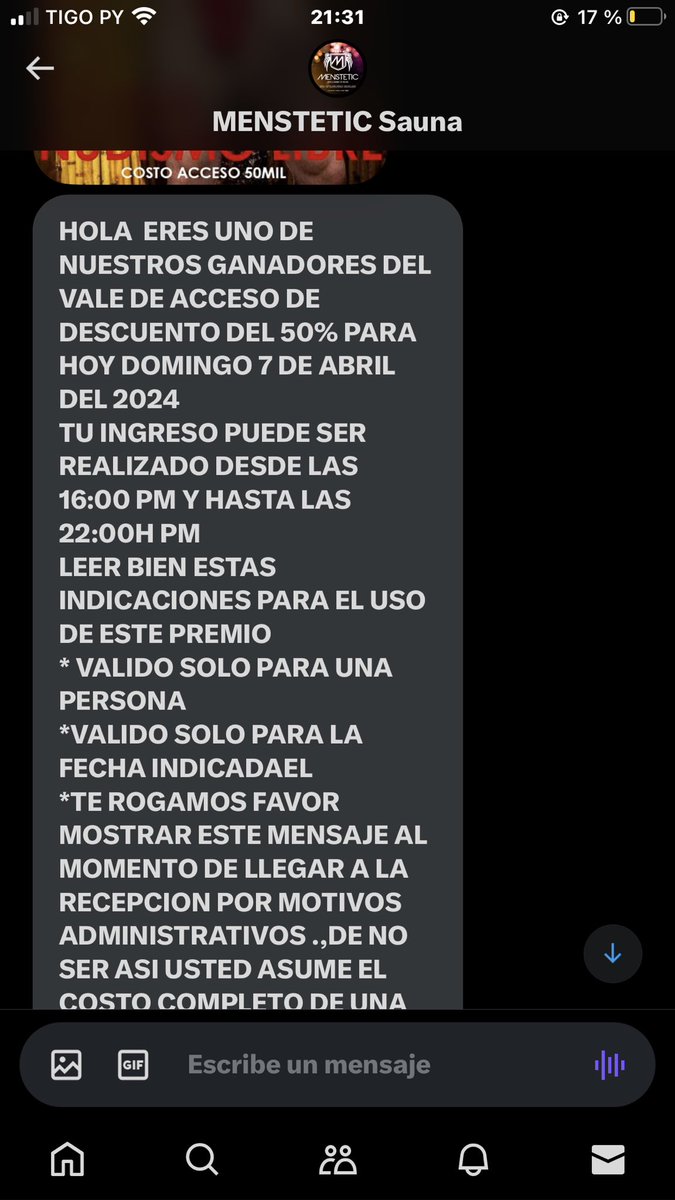 nex_py23's tweet photo. @menstetic_sauna  muchas gracias por el premio , lastima no pude asistir 🥲 https://t.co/t6mn6gBKkR