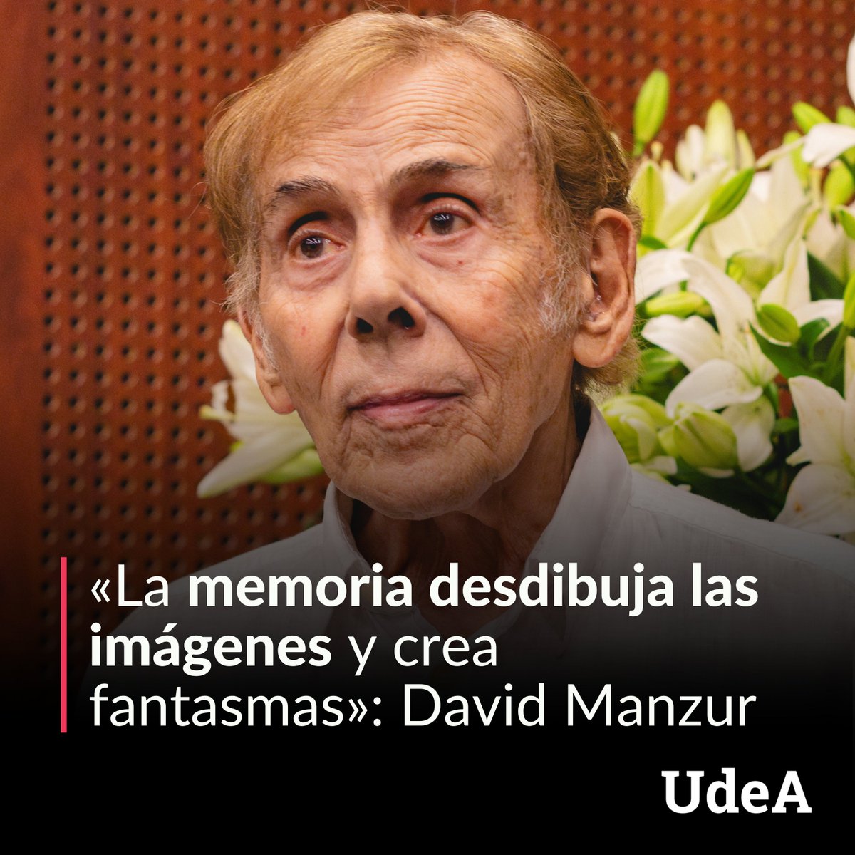 💚 A sus 94 años, el artista caldense #DavidManzur, recibió el «honoris causa» doctorado en Artes de la #UdeA, por su aporte al arte nacional. 📌 En el #PeriódicoAlmaMater conversamos con él sobre su proceso creativo. Lee la entrevista en 👉 bit.ly/ManzurEntrevis…