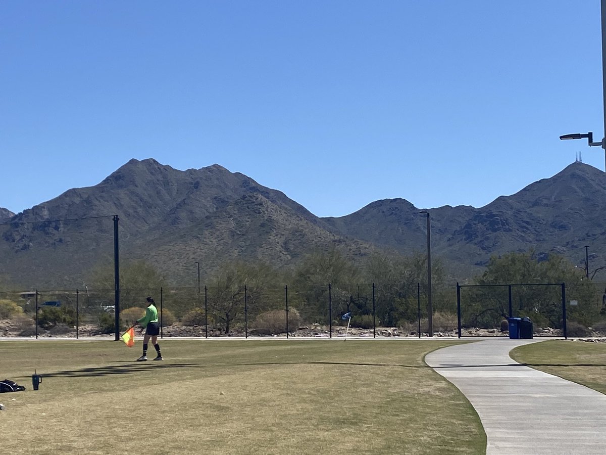 Lots of ⛰️views, lots of ☀️, and lots of ⚽️. Great weekend. 🔴⚪️🔵⚽️