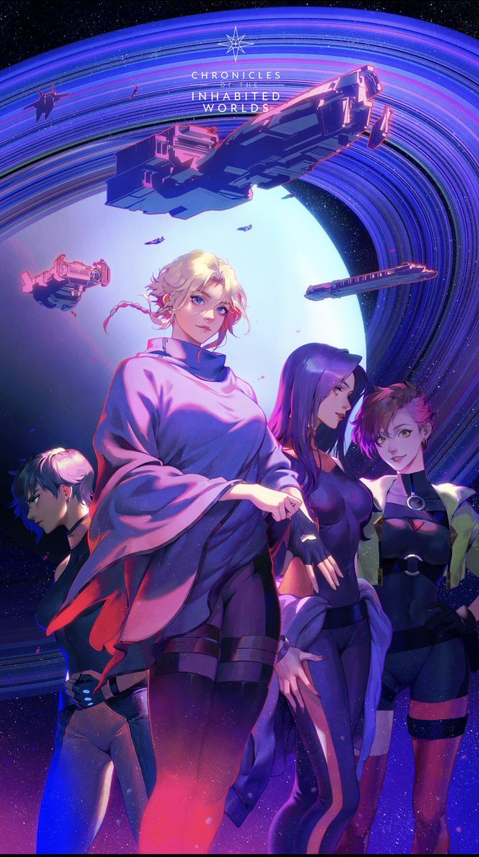 New poster of the show by our artist <a href="/chatakora/">chatalaw</a> from left to right: Roxane,Sarina,Laury,Syntharie