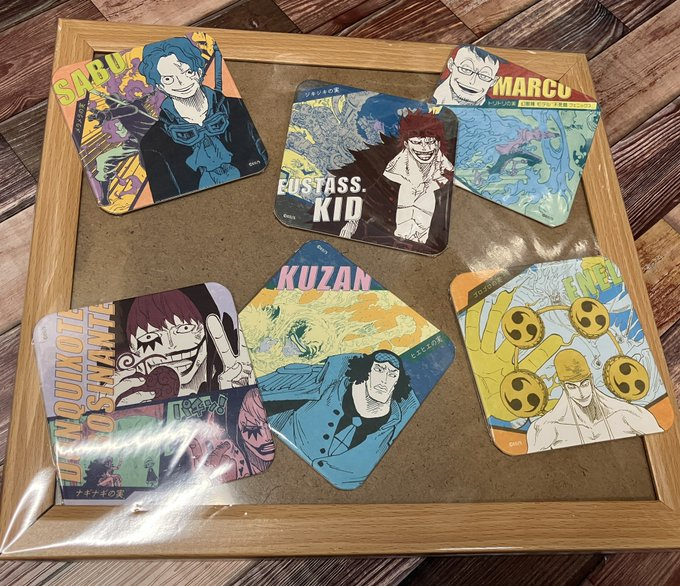 再入荷】原画商品 『ONE PIECE』アートコースター 第4弾 ー悪魔の実の