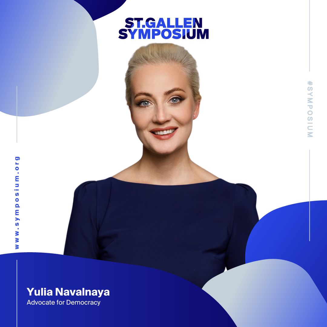 About half of the world's population is eligible to vote in elections. Simultaneously, the democratic process & political rights are increasingly at risk. We welcome Yulia Navalnaya as a speaker at the 53rd St. Gallen Symposium to reflect on her emerging work for an open society.