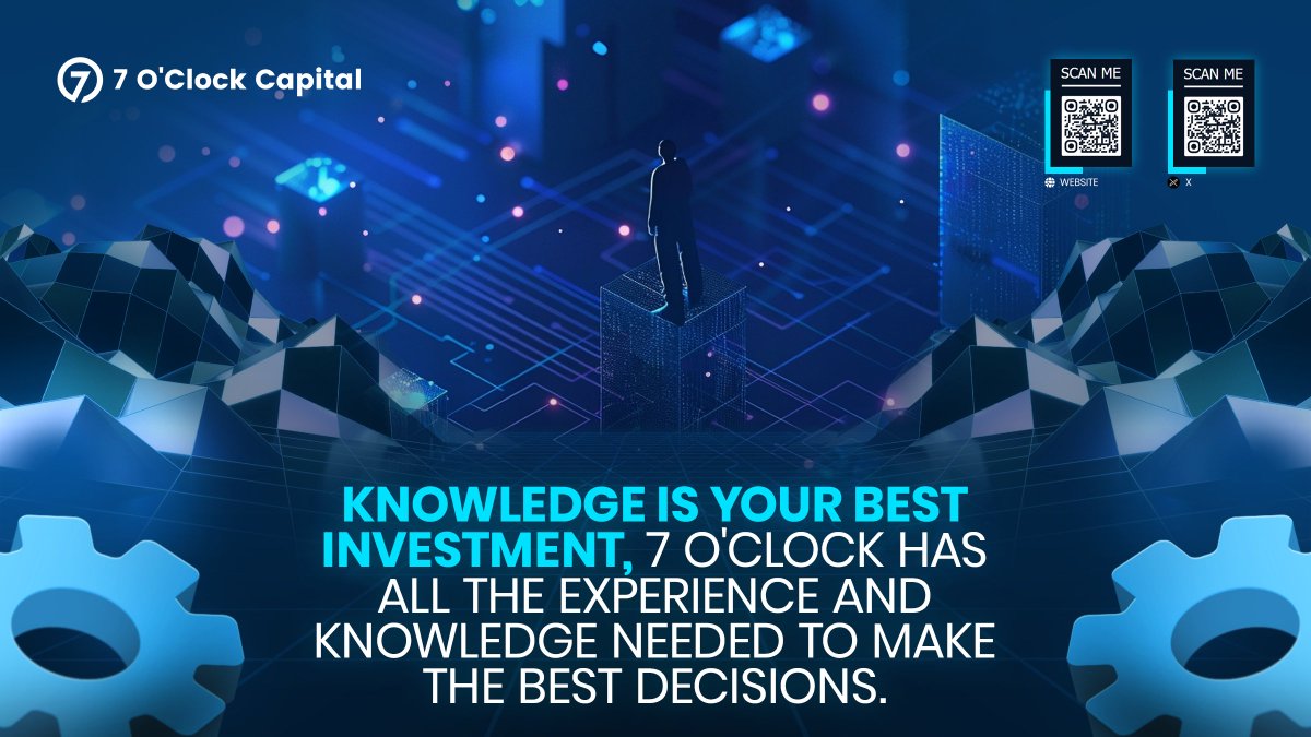 Knowledge is your best investment, 7 O'clock has all the experience and knowledge needed to make the best decisions.