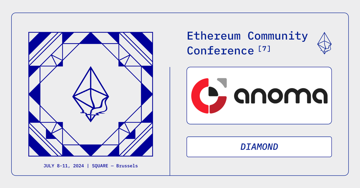 EthCC[7] is made possible by the generous support of our sponsors. Thank you @anoma @namada for supporting us this year as a DIAMOND sponsor! 💎 🖤💛❤️ anoma.net