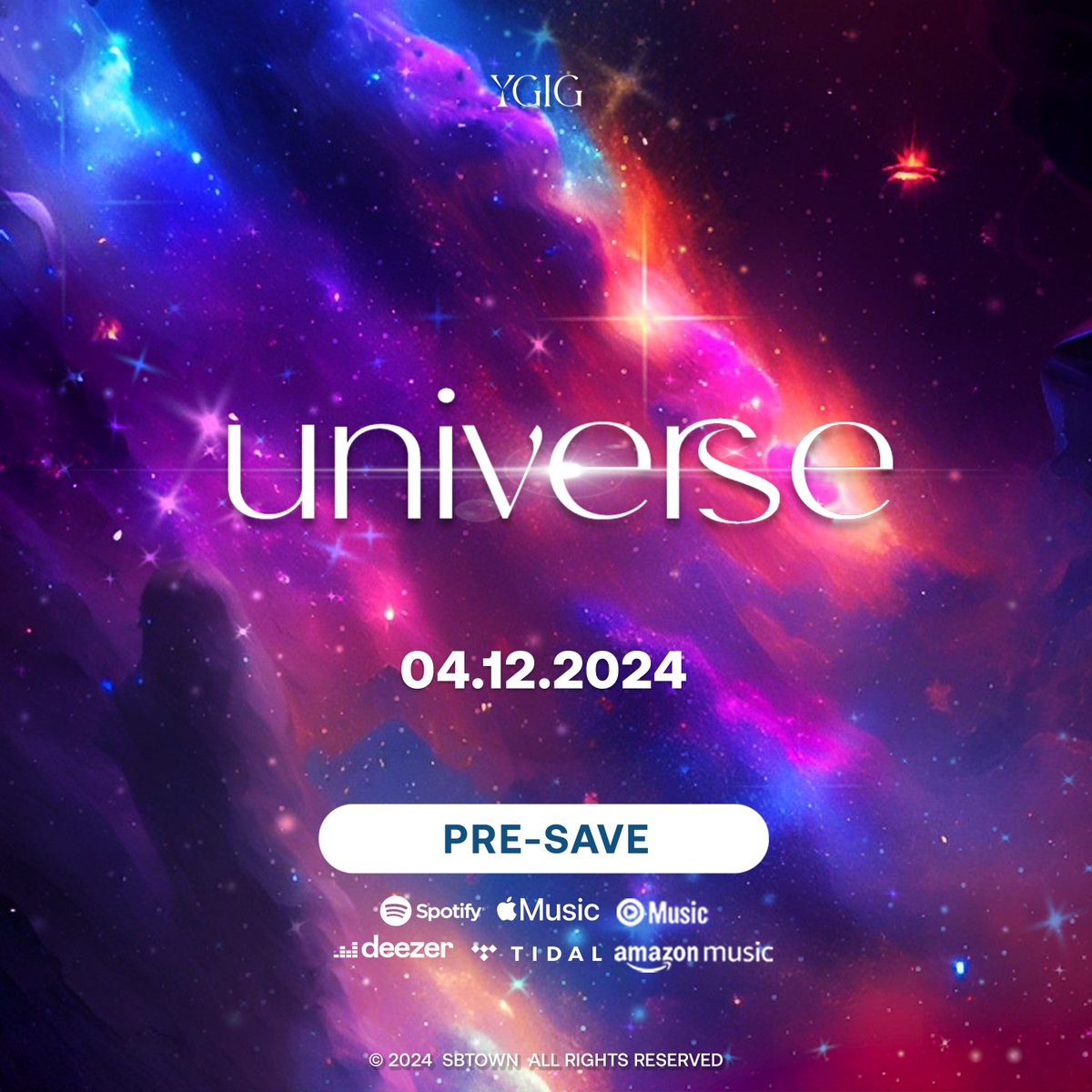 ygig_official's tweet photo. [🌠] YGIG “Universe”

Hum and jam to this new song of YGIG! 🌟

Pre-save now!
▸ https://t.co/vo9ES09l0f

#YGIG #YGIGUniverse https://t.co/u4EAkXbKhb