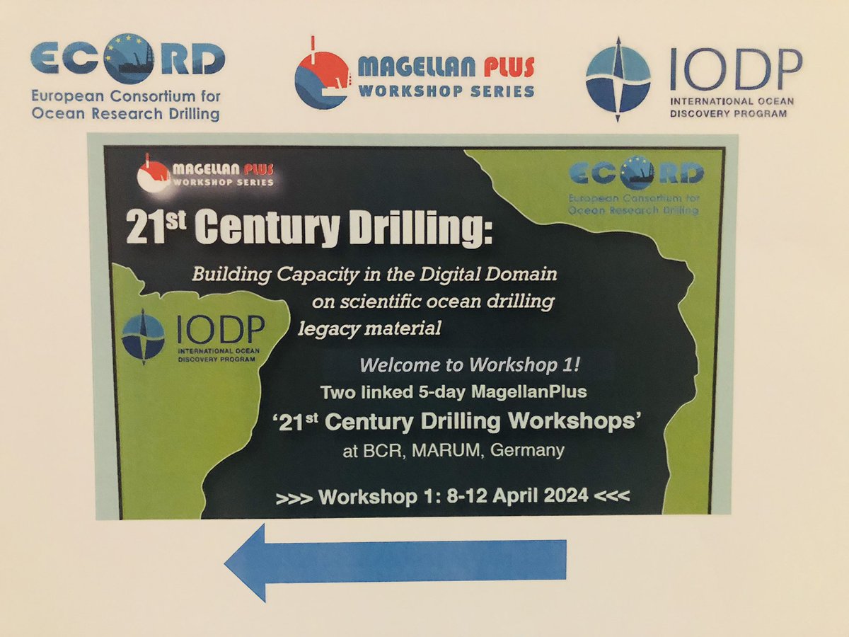 Welcome to all participants of the #MagellanPlus #21CenturyDrilling workshop 1! #oceandrillinglegacy @ECORD_IODP to the #IODP Bremen Core Repository (BCR) at MARUM, University of Bremen