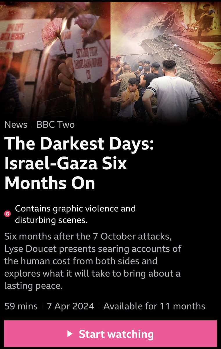 Tony Brown (@tonyprod77) on Twitter photo “October 7th shattered Israel’s security, its sense of self and sparked what is now the Iongest, most grievous Gaza war.” <a href="/bbclysedoucet/">lyse doucet</a> brings together two films looking at that day and what followed. w/ <a href="/JonHughes1/">Jon Hughes</a>
bbc.co.uk/iplayer/episod… “October 7th shattered Israel’s security, its sense of self and sparked what is now the Iongest, most grievous Gaza war.” <a href="/bbclysedoucet/">lyse doucet</a> brings together two films looking at that day and what followed. w/ <a href="/JonHughes1/">Jon Hughes</a>
bbc.co.uk/iplayer/episod…