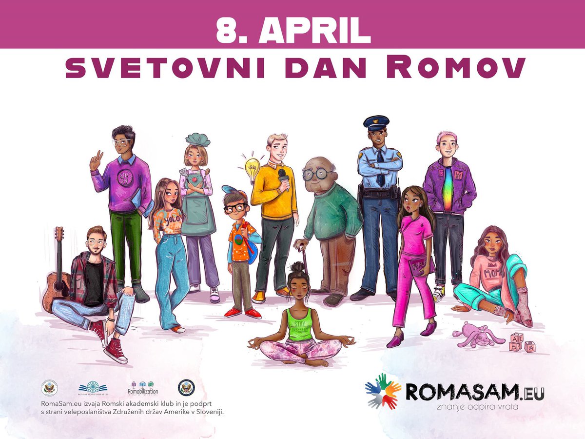 On World Roma Day, let’s celebrate the rich tapestry of diversity that makes our world so vibrant and beautiful. I’m proud of the efforts by the @USEmbassySLO in supporting numerous projects within the Roma community, fostering inclusivity and empowerment. #WorldRomaDay 🌎