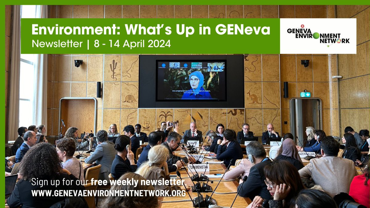 #Environment: What's Up in #GENeva from 8-14 Apr? ✅ Towards #PlasticsTreaty #INC4 ✅ Road to #OEWG3 #SPPCWP ✅ #HRC55 Outcomes ✅ #SantiagoNetwork ✅ #NiloufarBayani Impending Release ✅ #GreenSpring ✅ & more Check events, #jobs, suggestions & more ▶️ tiny.cc/GEN8-14Apr24