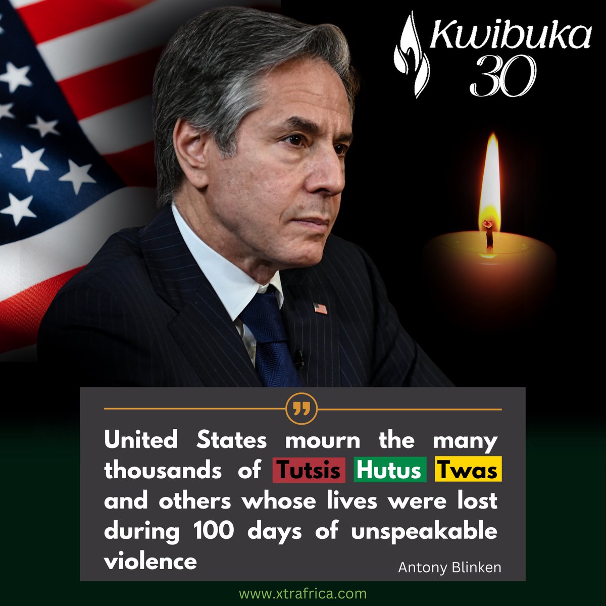 JUST IN: 🇺🇸 The United States has, for the first time, acknowledged all victims of the 1994 Rwandan Genocide, including Tutsis, Hutus, and Twa, as stated by Antony Blinken. #Kwibuka30 What are your thoughts ?…..