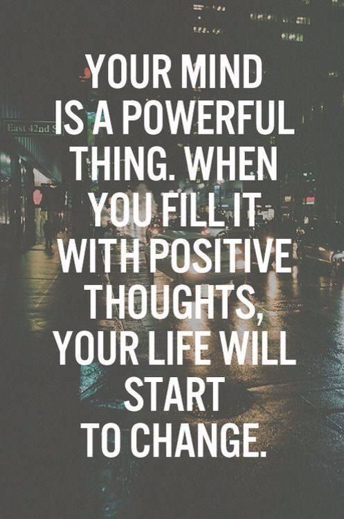Your mindset will change your life. #positivity