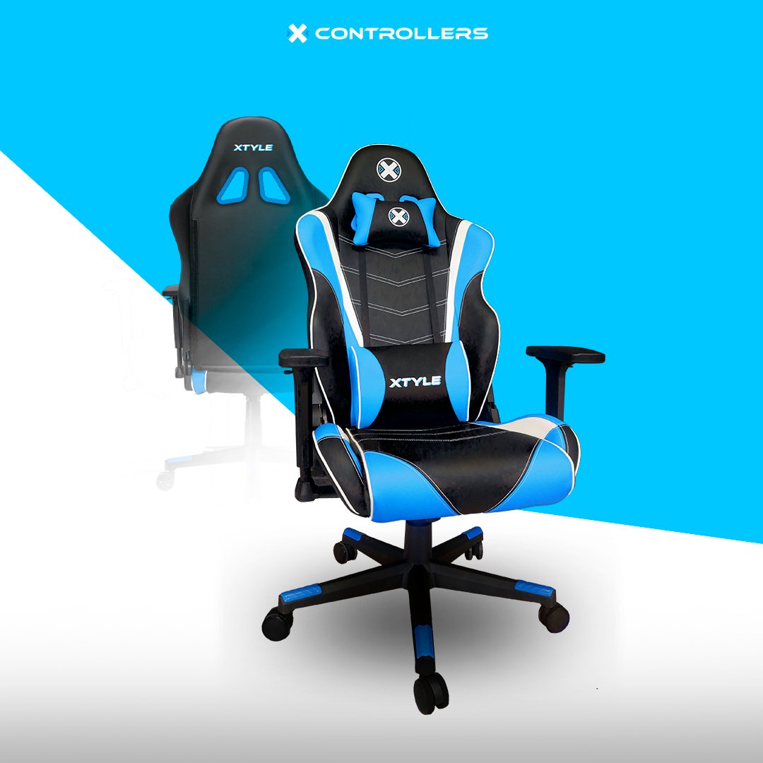 X_Controllers's tweet photo. 🔹️Xtyle Azul🔹️ En X Chairs han fabricado la silla que cuida de tu espalda! ¡Juega largas horas con la comodidad que te ofrece la xtyle y conviértete en un jugador profesional!🤯

#xcontrollers #mandospersonalizados #gaming #ps4 #ps5 #xdesign #xpro #xc #xchairs https://t.co/I5ggLVqWz4