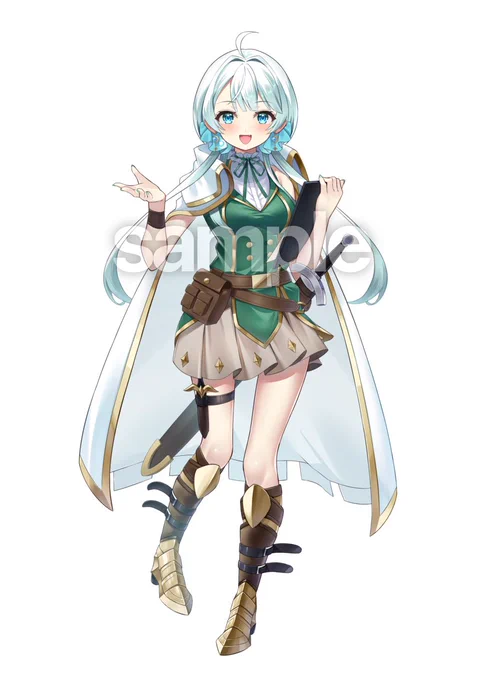 【work】cozoru所属のVライバー姫羽白メイスさん(#himehajiro_mase )の立ち絵イラストを担当させていただきました。何卒よろしくお願いします! 
