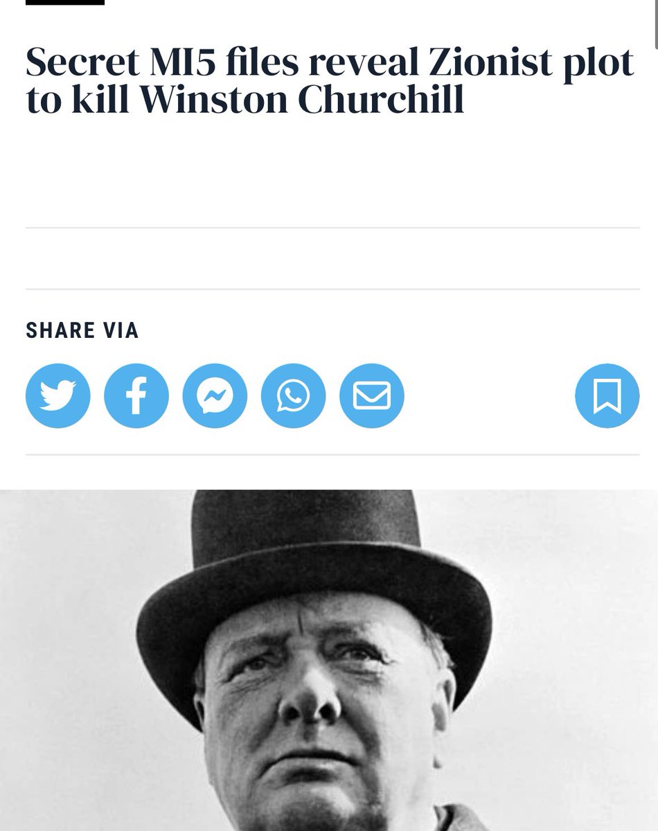 jakeshieldsajj's tweet photo. The zionist Stern Gang wasn't happy with Winston Churchill because he wouldn't grant them full control of Palestine 

In 1944 they attempted to Assassinate Him but the plot Was foiled 

The would-be assassin Bet-Zuri went on to assassinate a British minister and was hung in 1945 

To create Israel they were willing to use any means including bribary, blackmail and murder