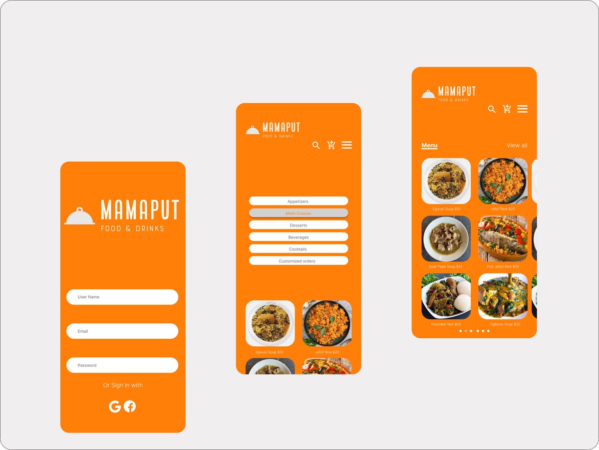 #DailyUI Day #043/100  Food/Drink Menu design. Been away, but I am back on my Journey to 100 UI designs.