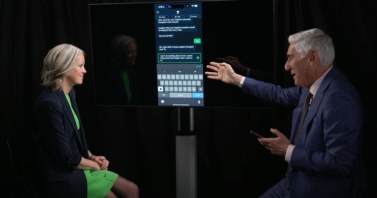 Mental health chatbots powered by artificial intelligence developed as a therapy support tool cbsnews.com/news/mental-he… #AI #ML #ArtificialIntelligence #MachineLearning #GenAI #DigitalHealth #HealthTech #Healthcare