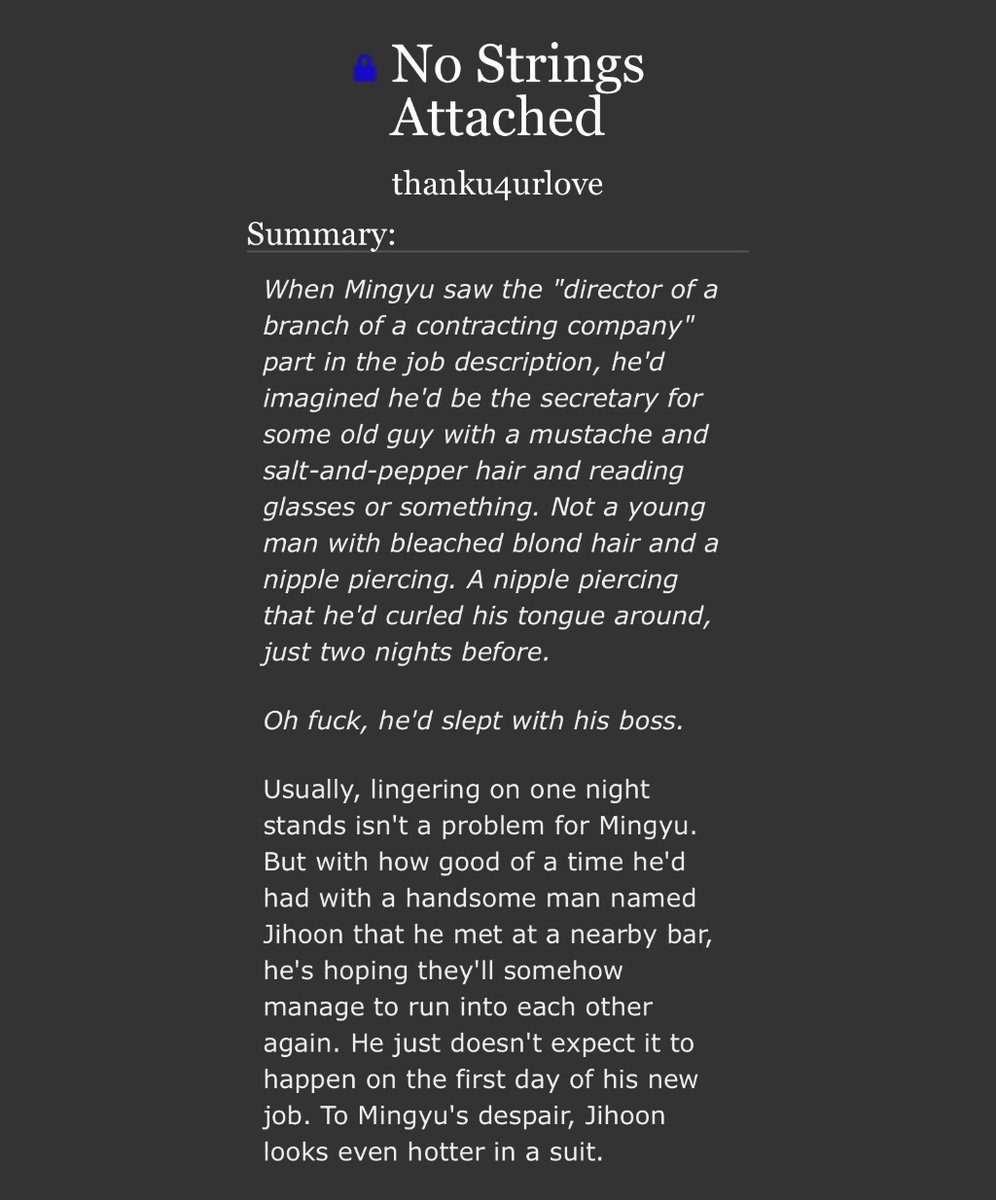 svtficrec's tweet photo. no strings attached by thanku4urlove
ᴍɪɴɢʏᴜ/ᴊɪʜᴏᴏɴ
https://t.co/Xs8IesTiw5 https://t.co/nZFQ8cOV3d