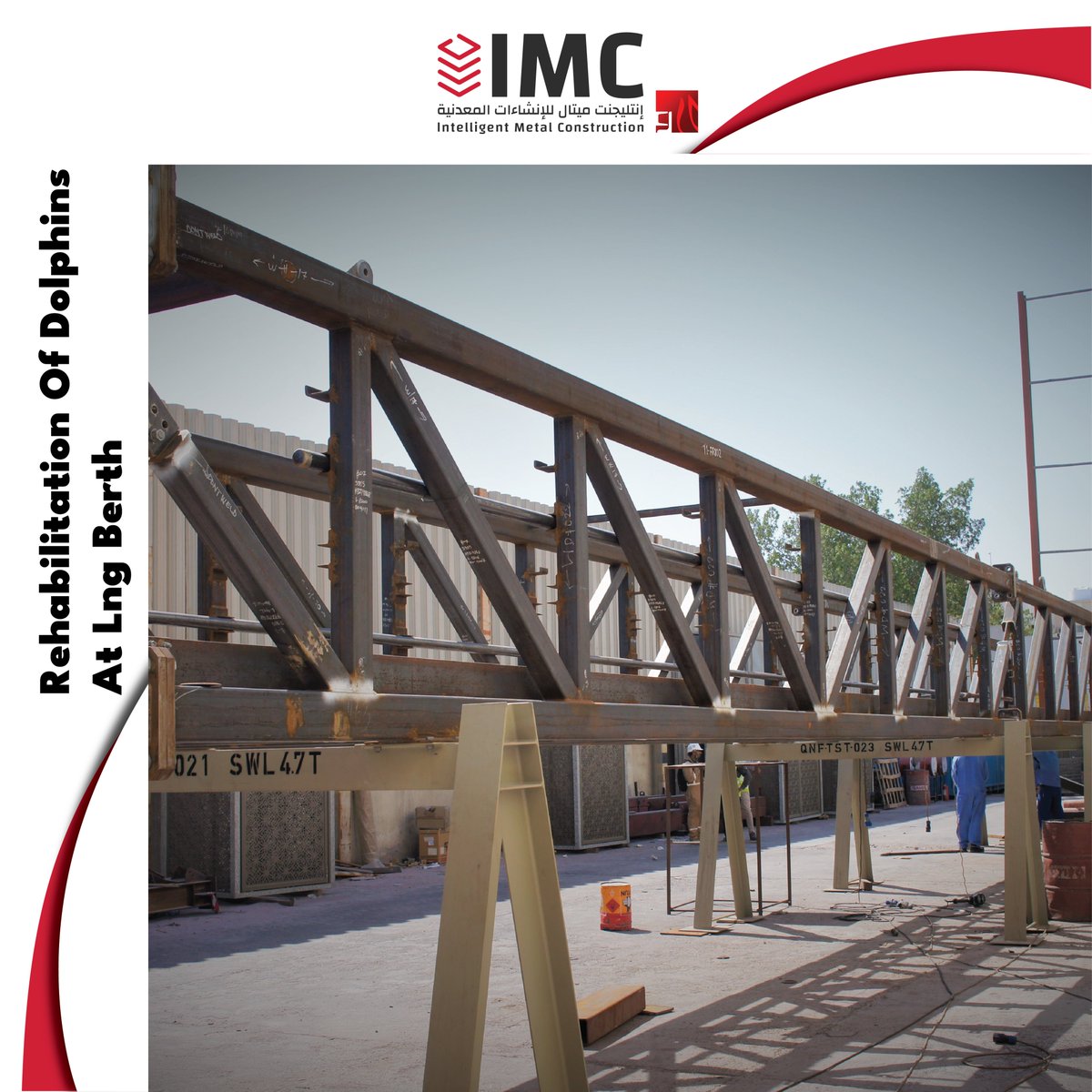 imcgulf's tweet photo. From concept to completion, we're dedicated to delivering outstanding steel structures that stand the test of time. #DurableStructures #QatarConstruction #Qatar #IMC #IMCGulf Explore at https://t.co/W3NAMfKWTv | IMC in cobranding and operations agreement with GSE https://t.co/nVcmFBrVz2