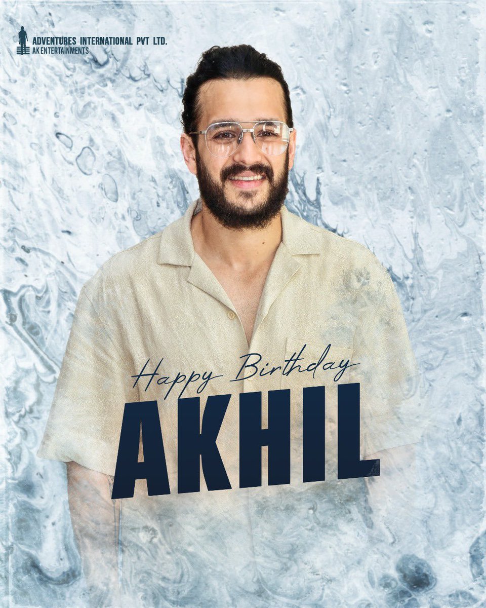 happiest birthday dearest @AkhilAkkineni8 . Wishing a great year ahead with loads of prosperity and success through out.🎉🎉🎉🎉🎉