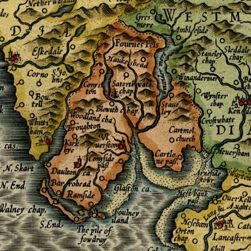 Where on the map? The Manor of Hougun is the historic name for an area around Furness. The exact location of Hougun has long been disputed, perhaps Walney or Millom. The name likely derived from Old Norse 'haugr' meaning mound/ hill #mythologymonday #Cumbria