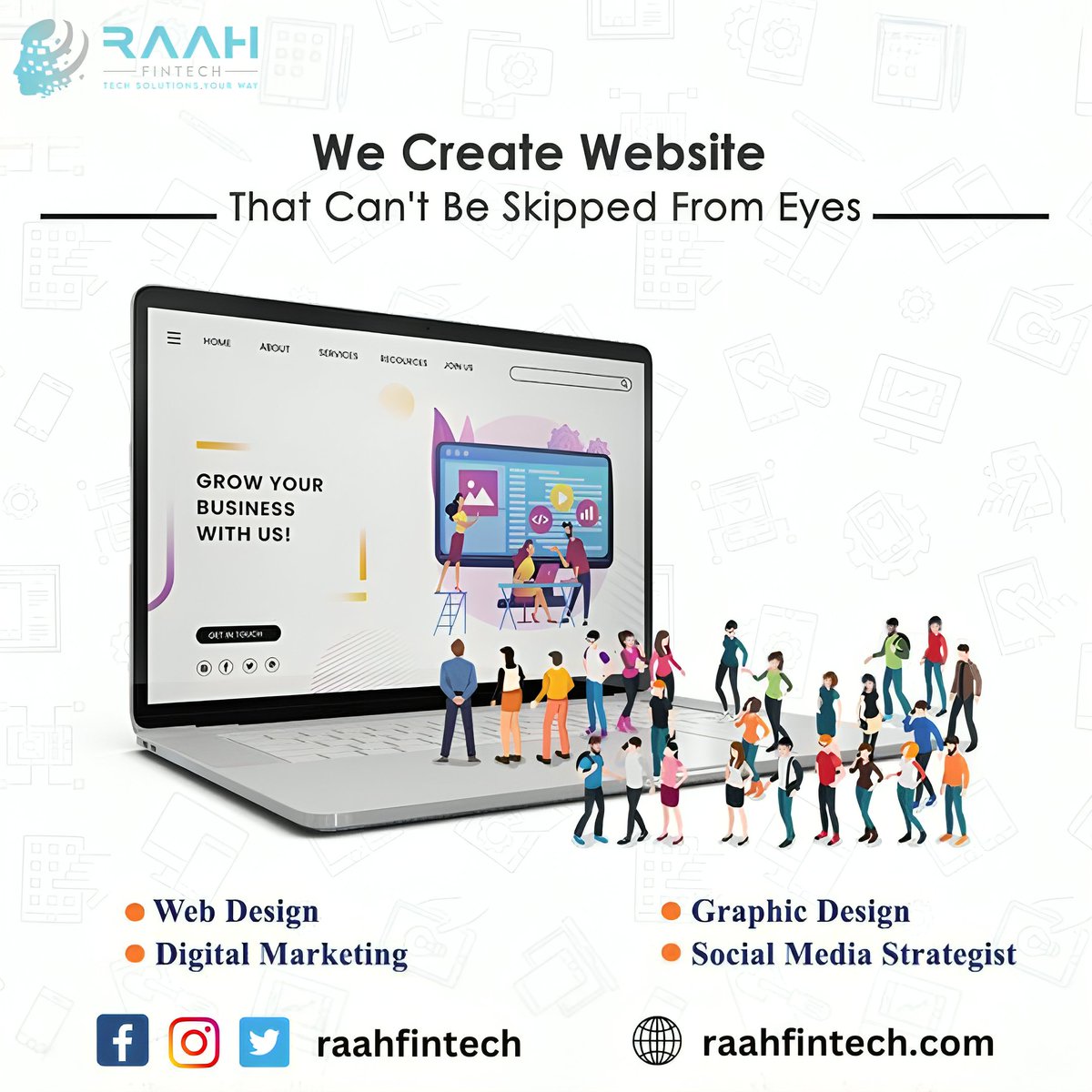 raahfintech's tweet image. Elevate your online presence with our top-notch website development services!
#WebDevSolutions #DigitalDesignExperts #UserFriendlyWebsites #WebDesignMadeEasy #OnlinePresenceBoost #CustomizedWebSolutions #InnovativeWebDesigns