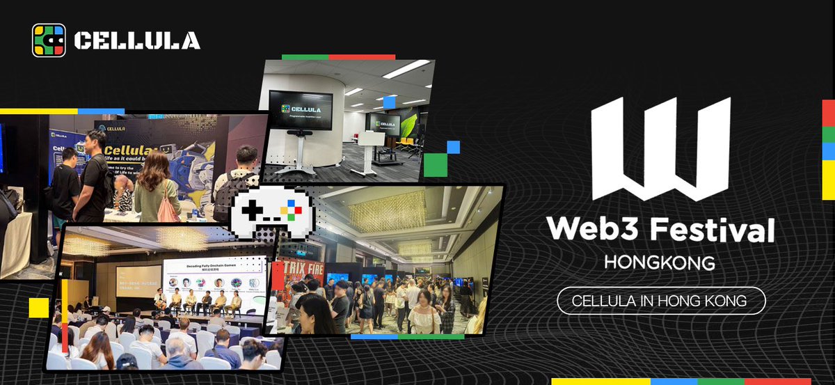 Cellula team is in Hong Kong🇭🇰 <a href="/festival_web3/">Web3Festival</a> !

🙌Huge thanks to our partners <a href="/7upDAO/">7UpDAO</a> and <a href="/SevenXVentures/">SevenX Ventures</a> for hosting incredible events. 

🌟Pop by and say hi if you see us! 

#Cellula #HongKong #Web3Festival 🚀