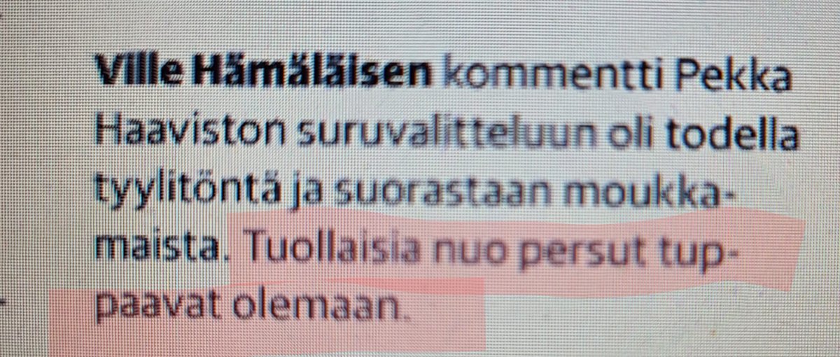 LauriKarppi's tweet photo. Ilkkapohjalainen @ilkkapohjalaine on mennyt vahvasti sepitteen puolelle tekstiviestipalstallaan.

Eikö journalistin ohjeita tarvitse noudattaa jos on vähän persuvihaa toimituksessa? @JSNtiedottaa 

Olisiko hyväksyttävää jos kohteena olisi joku muu?

#sepite #luotettavamedia https://t.co/sz0dKPc4eZ