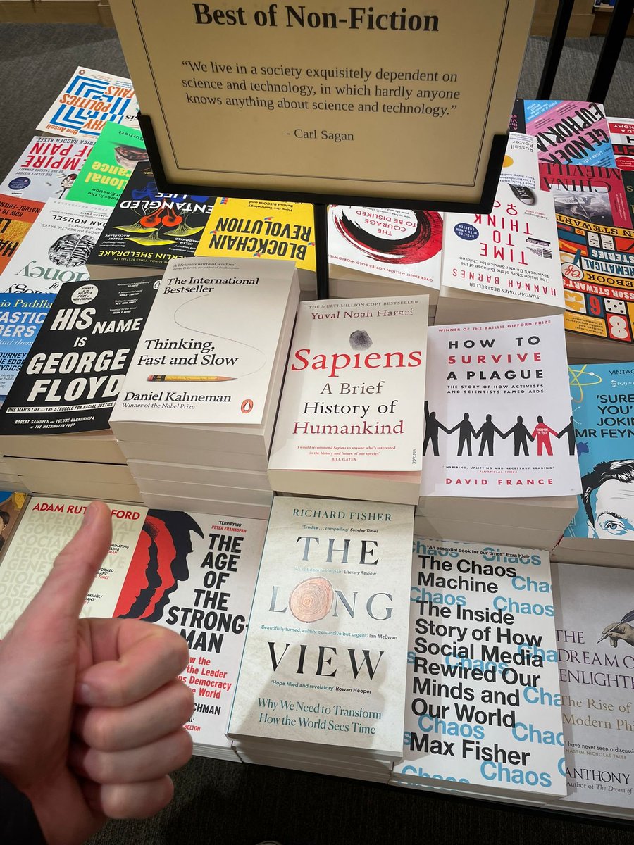 First spot of The Long View in the wild (thanks to my brother @edward_fisher2!)
