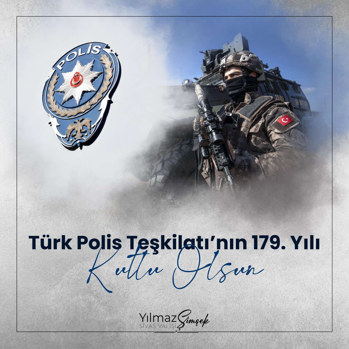 Türk Polis Teşkilatı 179 Yaşında 🇹🇷 Vatanımızın bekası ve halkımızın huzuru için her koşulda, fedakarca görev yapan “Türk Polis Teşkilatı”nın kuruluş yıldönümü kutlu olsun. #TürkPolisTeşkilatı179Yaşında 🇹🇷🚔👮🏻