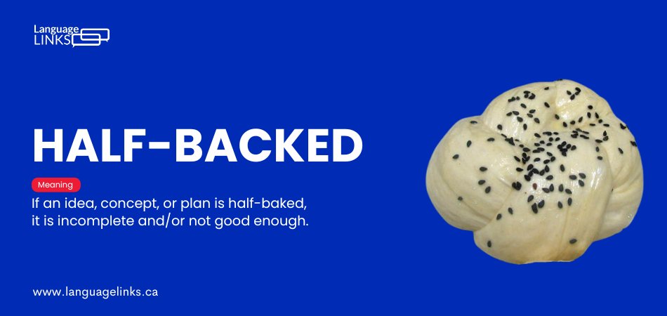 Thinking of launching your half-baked business idea? ‍ Maybe take it out of the oven for a bit longer. A well-developed plan is the recipe for success!

#languagelinks #halfbaked #planning #businesstips #entrepreneurlife