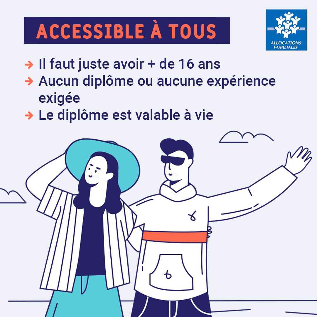 #Bafa #Animation 
🔎 Devenir animateur vous tente ? 
▶️ La Caf vous aide à financer votre Bafa ! 
Passer ce diplôme, c’est acquérir des compétences en animation et gagner en expérience de vie.
↪️ caf.fr/allocataires/c…