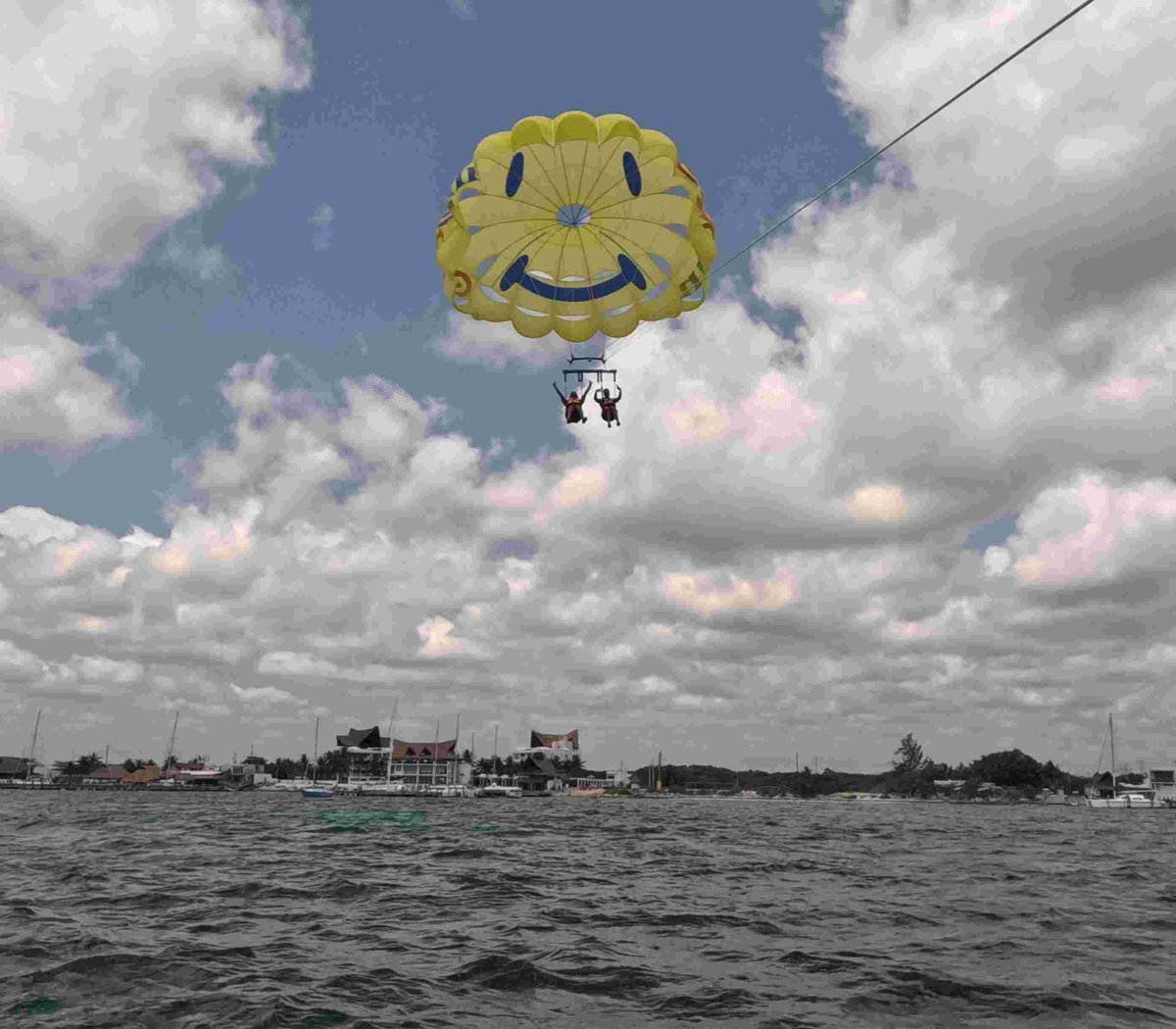 Parasailing was to exciting and a beautiful view‼️