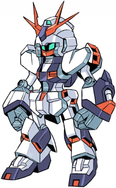 メダロット風ニューガンダム。配色少なめにアレンジしたら温泉たまごみたいになっておいしそう。 