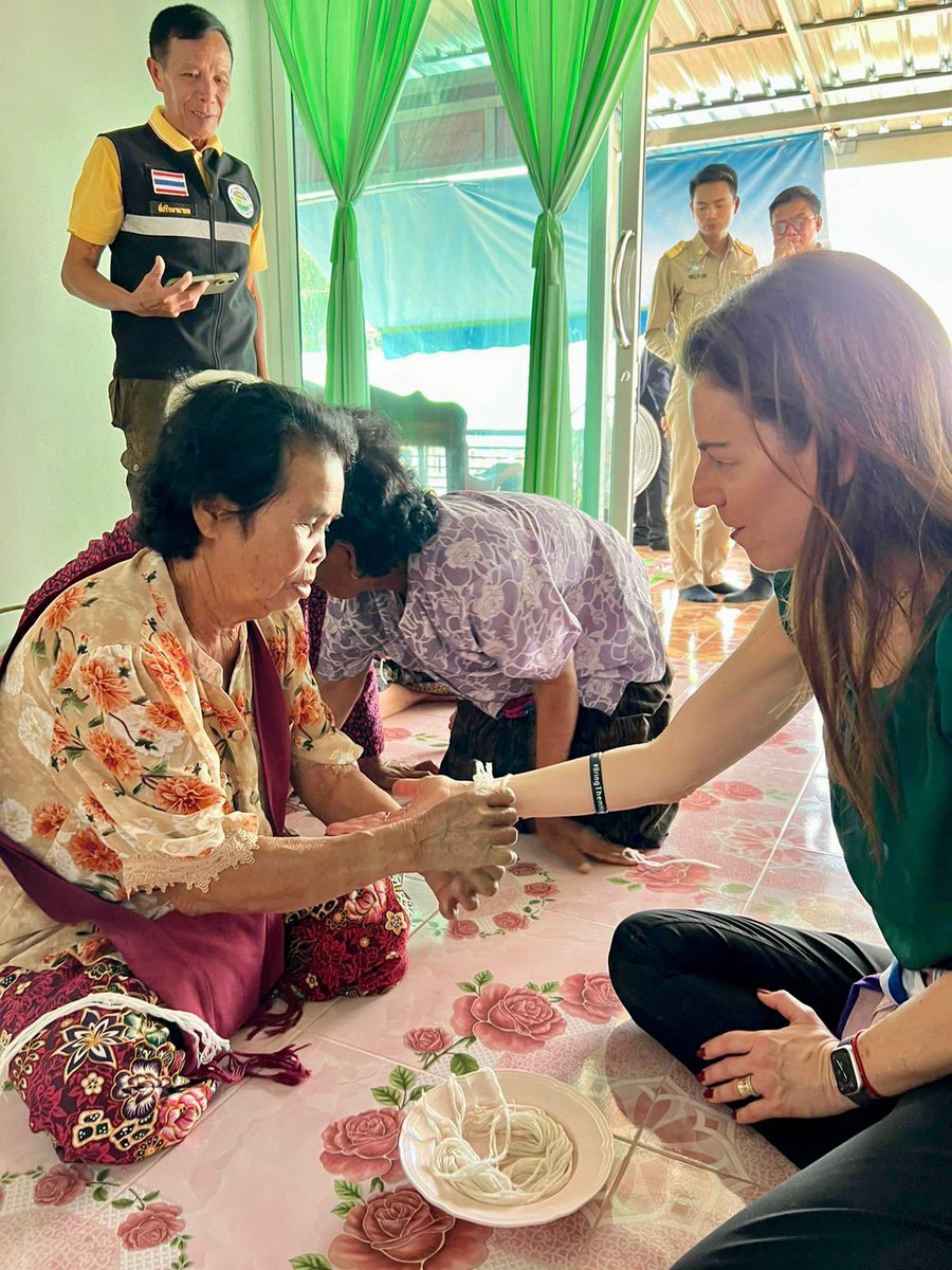 Last week, we visited three provinces in the Northeast of Thailand: Udon Thani, Nong Bua Lamphu, and Kalasin to meet the bereaved families of the Thai victims, who were murdered by Hamas-ISIS terrorists in the #Oct7Massacre. Having a conversation with them was very emotional.…