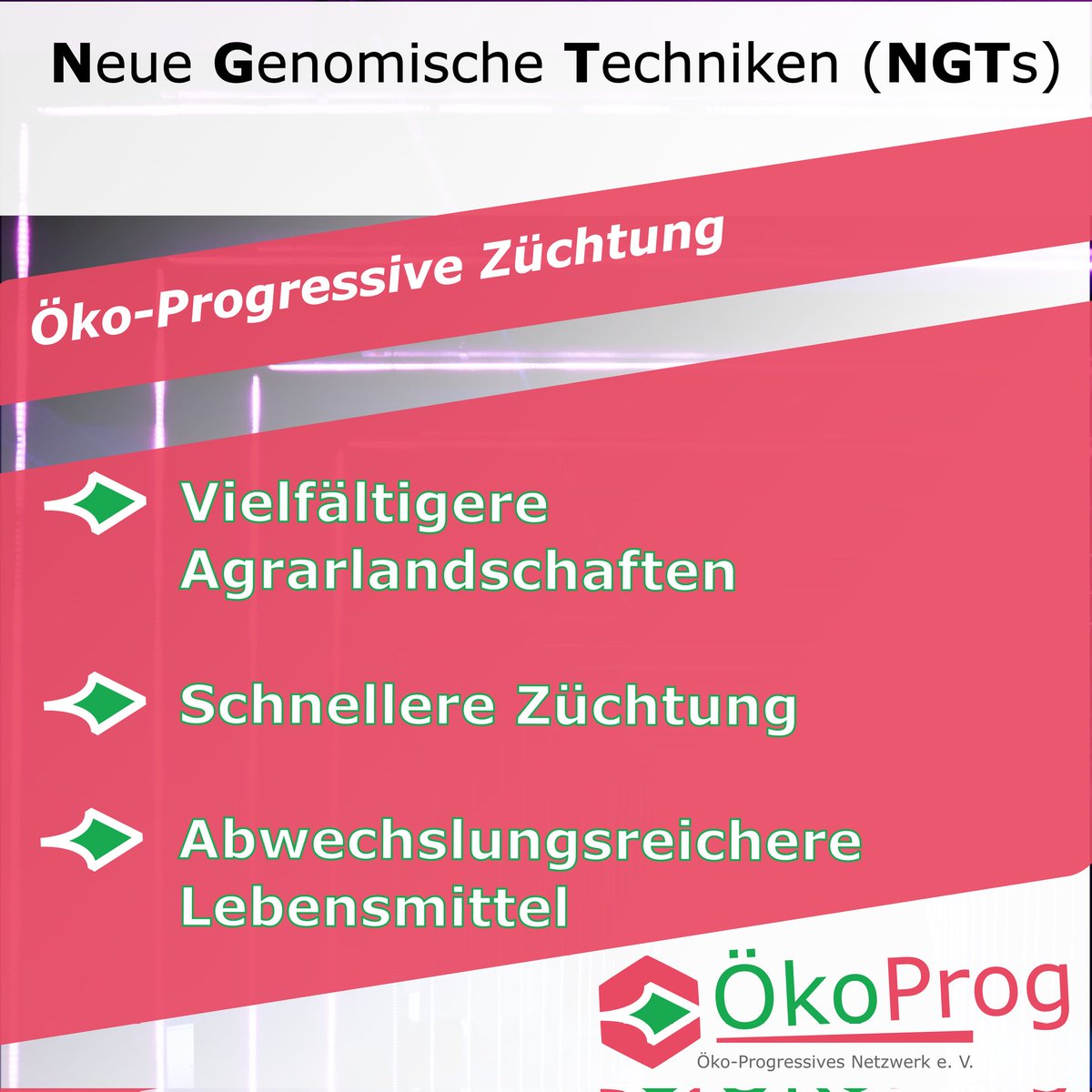 Als Öko-Progressives Netzwerk setzen wir uns für einen verantwortungsvollen Einsatz von #NGTs wie #CRISPR ein. 

Wollt ihr uns kennen lernen? oekoprog.org/adventskalende…
Wollt ihr mitmachen? oekoprog.org/mitglied-werde…
Wollt ihr uns finanziell unterstützen?
oekoprog.org/unterstuetzen/