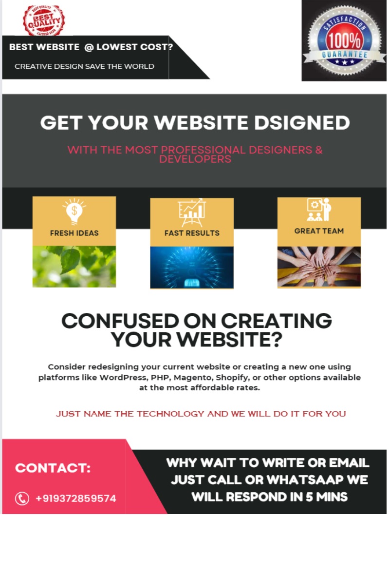 We understand what exactly you need.