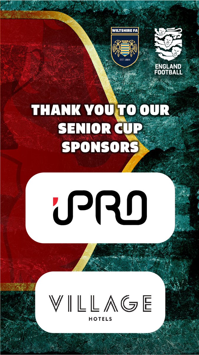 🙌 A shout out to our Wiltshire FA Senior Cup final host @BemertonHeathFC and our sponsor @iPROHydrate Thank you! #WiltshireFACups