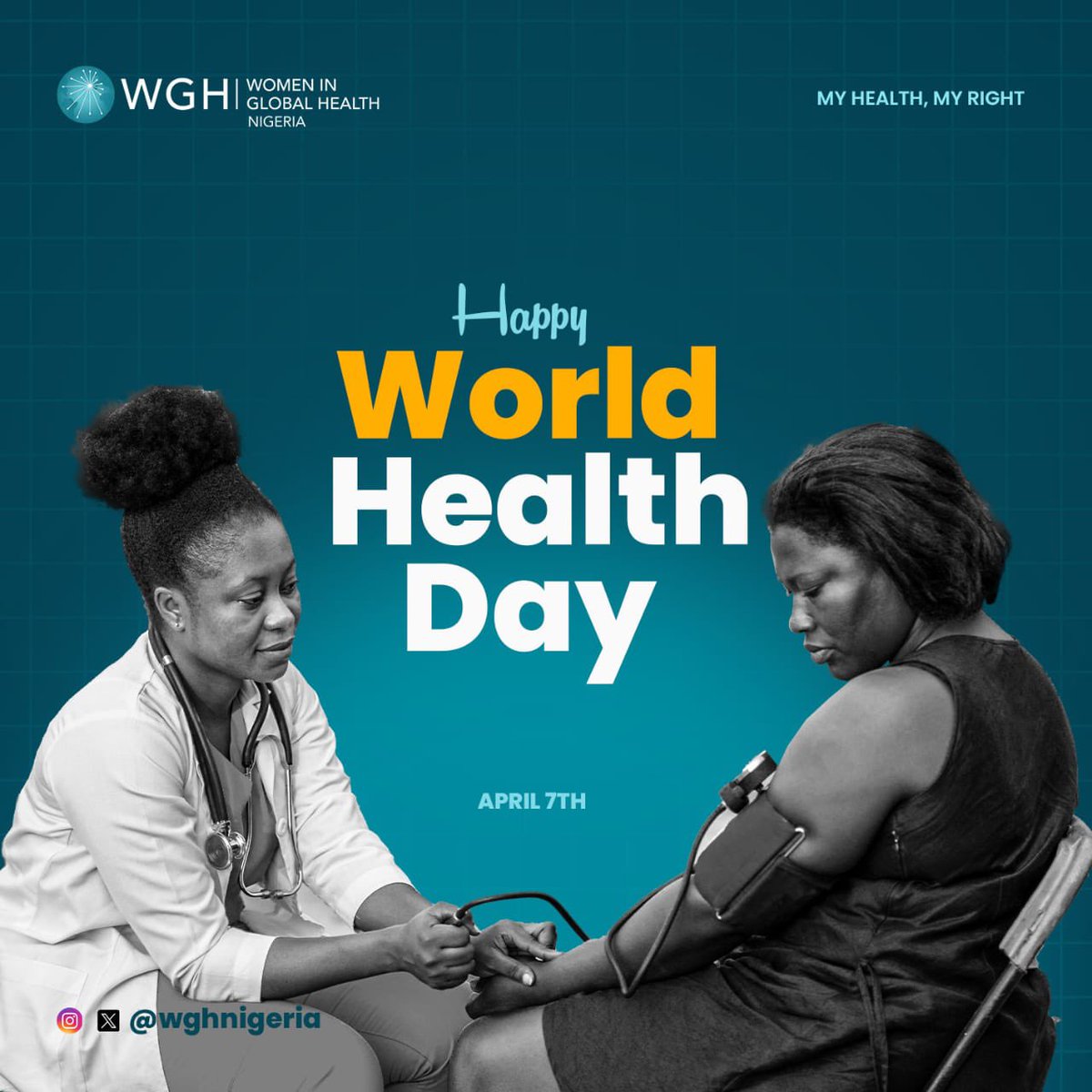 Join us on this #WorldHealthDay as we celebrate the unsung heroes of global health: #communityhealthworkers. With dedication and sacrifice, they ensure that health care is a right, not a privilege, for everyone. Let’s invest in their vital work and strive for 'health for all.'