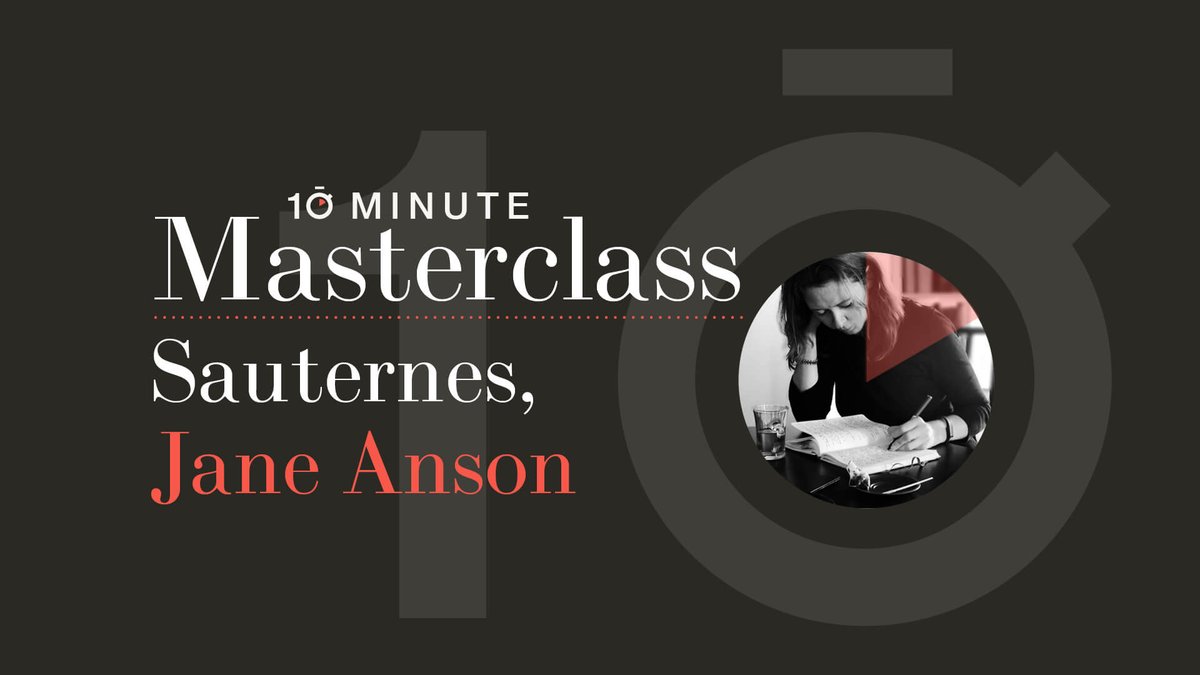 Drunk by hedonists, made by masochists, Sauternes is one of the world’s greatest fine wines. In this #10MinuteMasterclass @janeansonwine takes a deep dive into the appellation which makes some of the world’s greatest sweet wines. bit.ly/3Ja0wYh