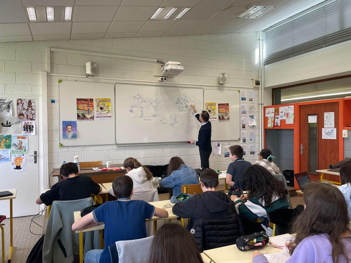 les <a href="/48H_BD/">48HBD</a>   en compagnie des classes de 5eme et 4eme du collège/Lycée de la Malgrange furent une belle réussite ! d'autant que les nouvelles créées par les élèves ont eu un véritable succès sur le festival BD #Challenge #drawing #painting #comicbooks