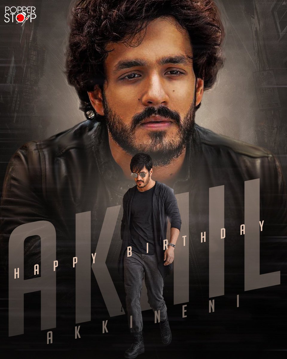 Wishing the stylish and charismatic @AkhilAkkineni8 a very happiest birthday and year of love and success 🎉🥳

#HappBirthdayAkhil
#HBDAkhilAkkineni

#AkhilAkkineni #PopperStopTelugu