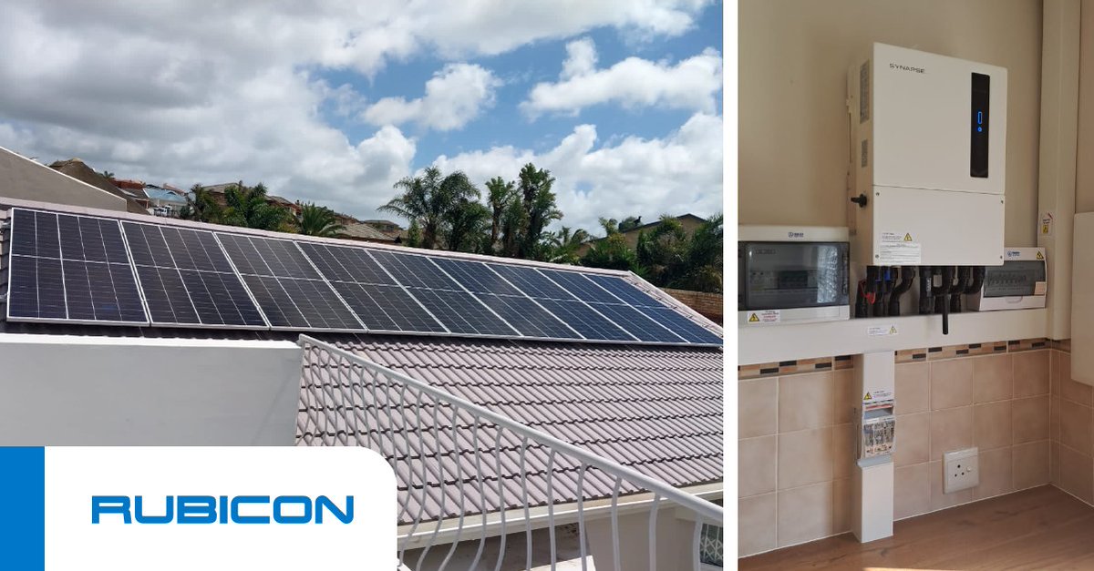 SOLAR ENERGY SOLUTION // This Jeffreys Bay residence has secured its power supply with a backup energy solution consisting of Synapse, WeCo and @TrinaSolarUS products that we supplied. Partner: AfriCoast Solutions powered by AfriCoast Energy bit.ly/3THdBgo