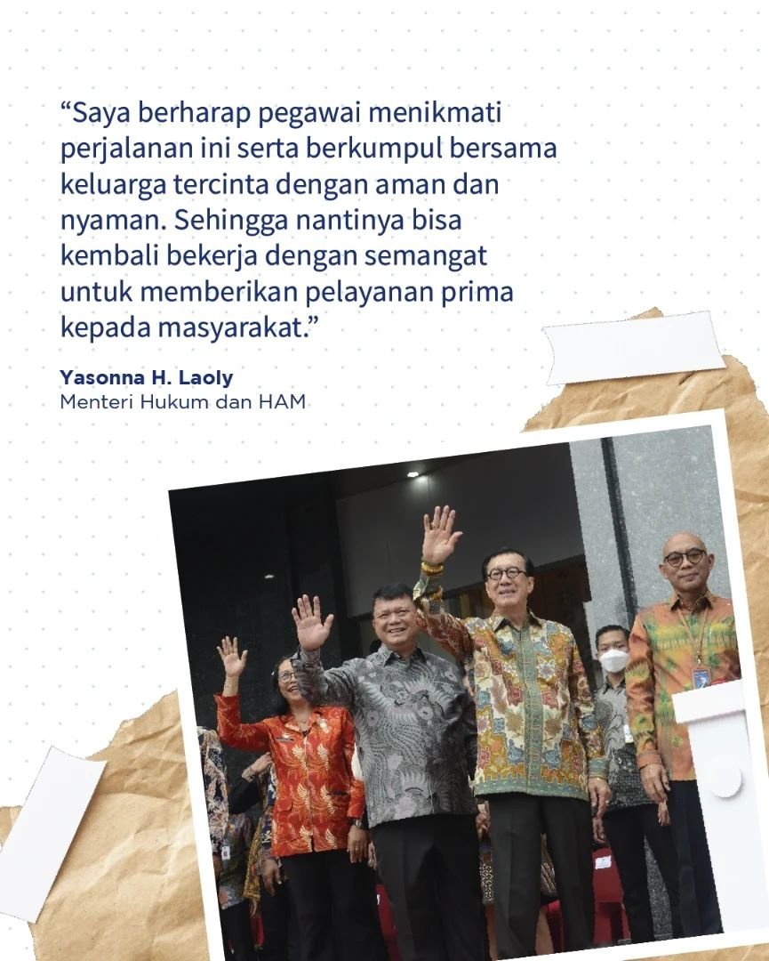 #KemenkumhamRI 
#KumhamPASTI 
#MudikBarengKemenkumham