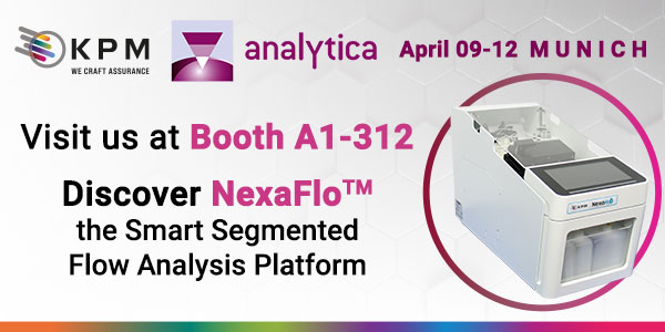 Join us at Analytica, Hall A1, Booth #312, to discover our cutting-edge solutions, including discrete, continuous flow, and NIR analyzers.
Book your appointment bit.ly/4ancJ80
 
#continuousflow #wetchemistry #AMSAlliance #smartchem #Futura #Nexaflo #segmentedflow