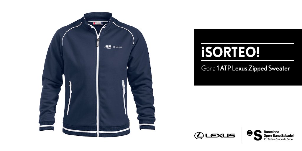 SORTEO | Haz RT y consigue una ATP Lexus Zipped Sweater. Bases Legales:  brnw.ch/21wIBmL