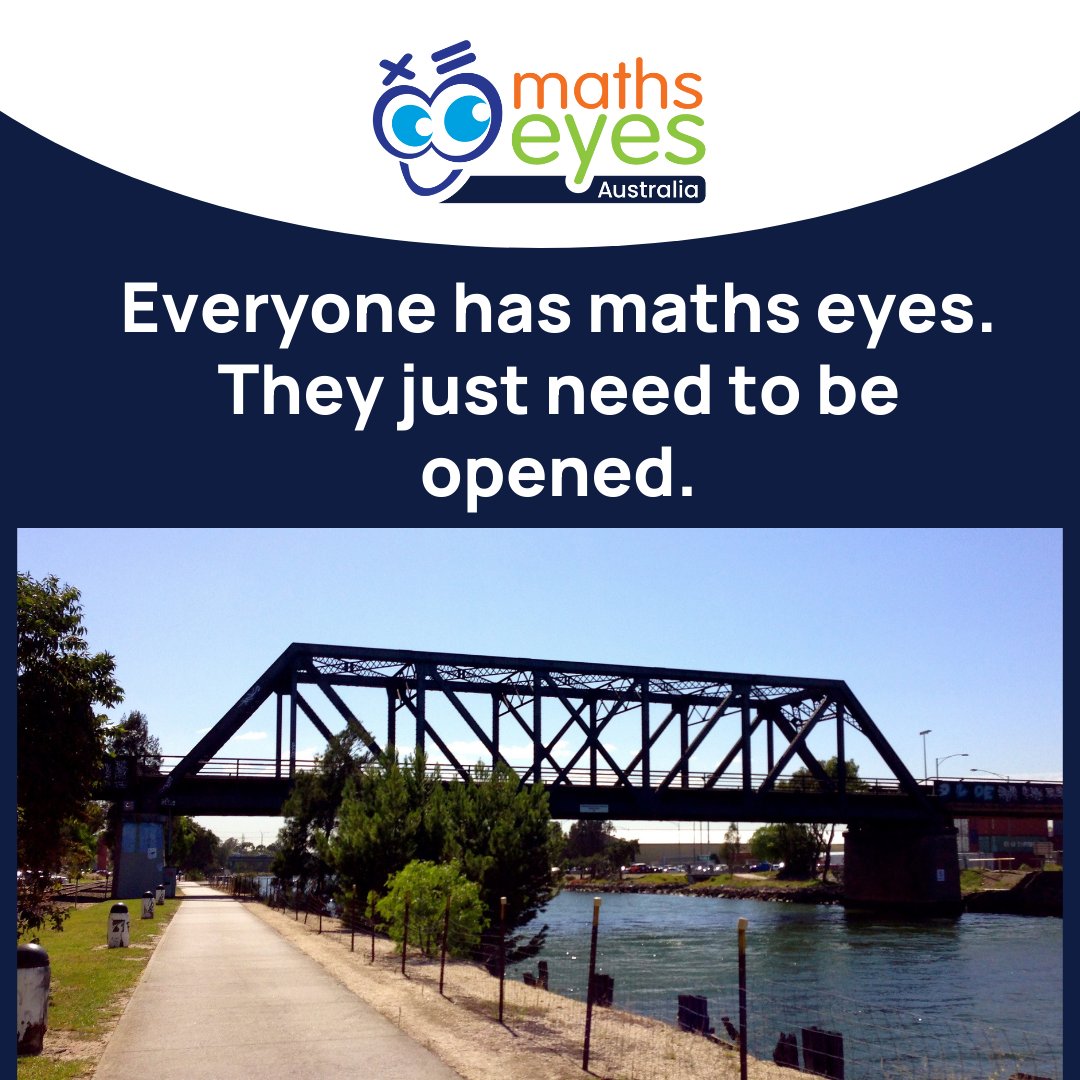 Have you found your Maths Eyes?

Out of the classroom and into the real world. Use Maths Eyes to support students to see the maths in everyday life.

Join us today: mathematicshub.edu.au/plan-teach-and…

#MathsEyes #MathsED #MathsinSchools