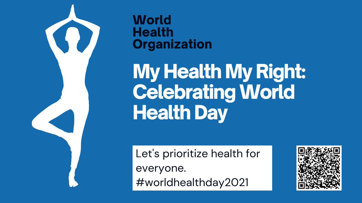 Today is World Health Day – My Health My Right…find out what it is all about on the WHO website. #worldhealthday #myhealthmyright