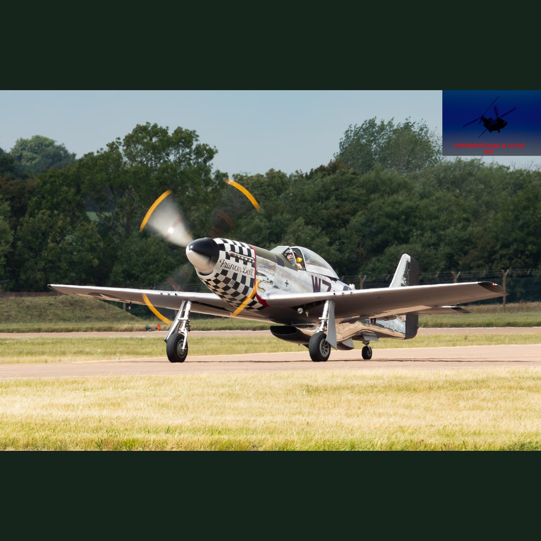 P51 MUSTANG
Clear of the runway the Mustang pauses for the photographers before moving on to it's slot.
#NorthAmerican #P51 #Mustang #warbird #USAF #WW2 #RIAT2023