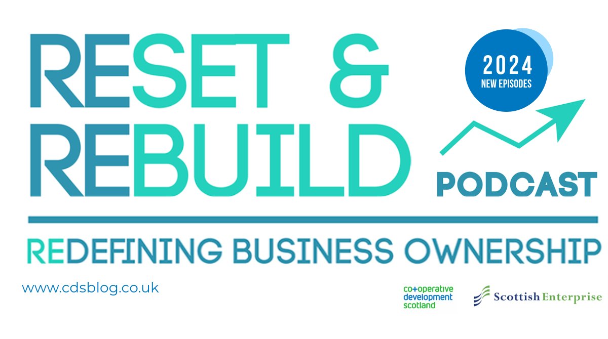 Interested in a fairer, more democratic economy? In new episodes of #ResetandRebuild podcast, @cdscotland is joined by experts on #coops @GreenCityCoop, Co-operate Scotland LLP, @workers_coop, @coop_finance and @scotent. Listen here: ⏯️: ow.ly/btuE50R7qoI